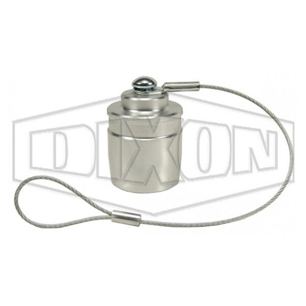 H Series Interchange Dust Cap, 1/4 in Nominal, Aluminum, Domestic